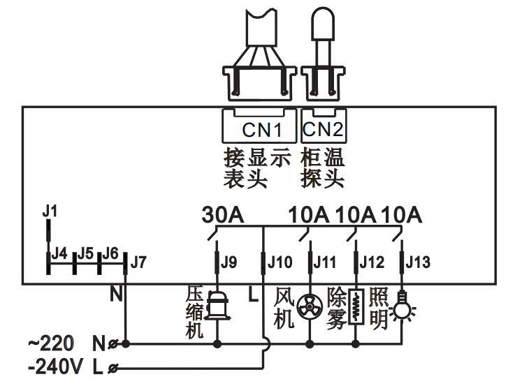 制冷类数显温控器